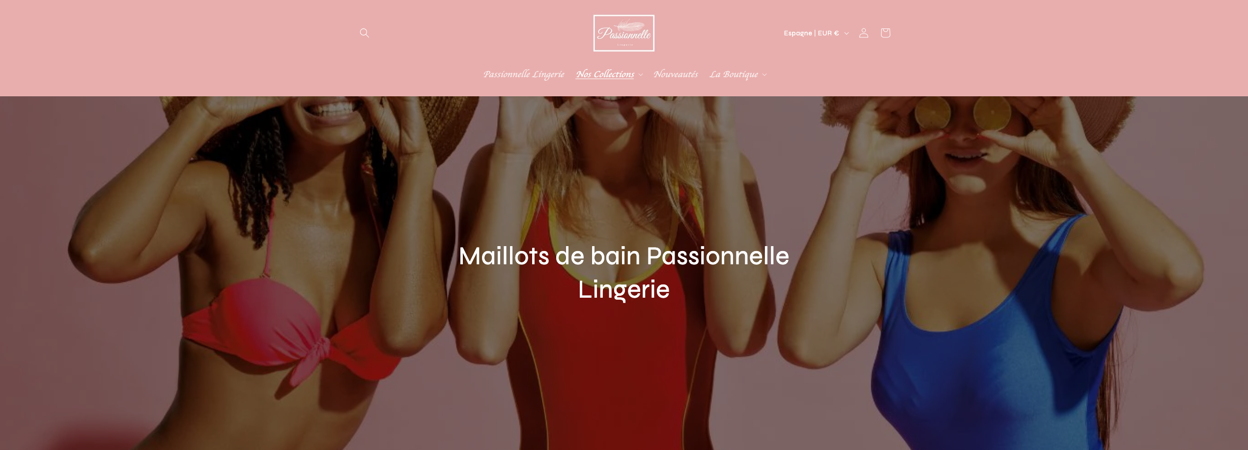 Passionnelle Lingerie marque de lingerie et maillots de bains, création de site et accompagnement marketing digital : SEO, mailing marketing, mailing automatisé, tunnel de vente